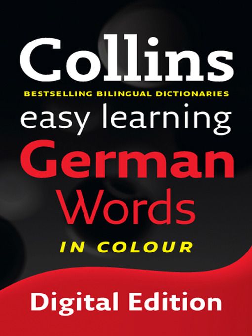 Title details for Collins Easy Learning German Words by Collins - Available